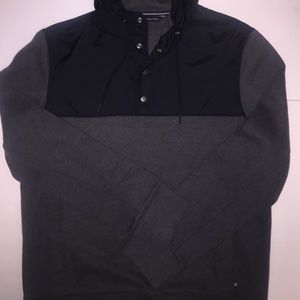 Nautica Grey and Black Coat/Hoodie